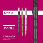 Vrhovi za steel strelice Target Swiss Storm Onyx crni, 26mm - 3kom