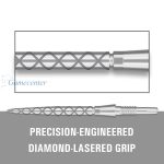 Vrhovi za steel strelice TARGET Swiss Point Storm Diamond 26mm, srebrna - 3kom