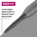 Vrhovi za steel strelice TARGET Swiss Point Storm Nano 35mm, crni - 3kom