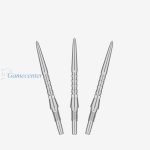 Vrhovi za steel strelice TARGET SP Swiss Storm Surge srebrni, 26mm