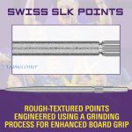 Vrhovi za strelice Target Swiss SLK srebrni, 42mm, 3kom