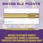 Vrhovi za strelice Target Swiss SLK zlatni, 30mm, 3kom