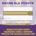 Vrhovi za strelice Target Swiss SLK zlatni, 35mm, 3kom