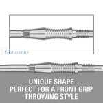 Vrhovi za strelice Target Swiss Storm RST srebrni 30mm 3kom