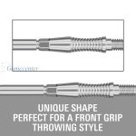 Vrhovi za strelice Target Swiss Storm RST srebrni 35mm 3kom