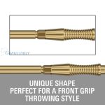 Vrhovi za strelice Target Swiss Storm RST zlatni 35mm 3kom