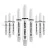 Tela za strelice TARGET Pro Grip short 34mm, bela, 9 kom