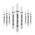 Tela za strelice TARGET Pro Grip intermediate 41mm, bela, 9 kom