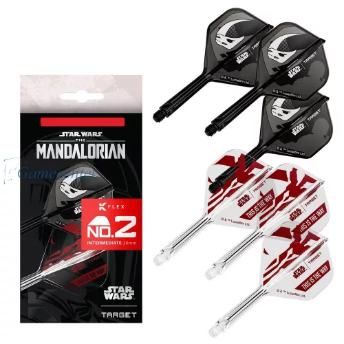 STAR WARS TARGET K-Flex Mandalorian integrisana No2 pera i intermediate tela za strelice multi-pack