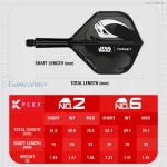 STAR WARS TARGET K-Flex Mandalorian integrisana No2 pera i medium tela za strelice multi-pack