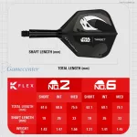 STAR WARS TARGET K-Flex Mandalorian integrisana No6 pera i short tela za strelice multi-pack