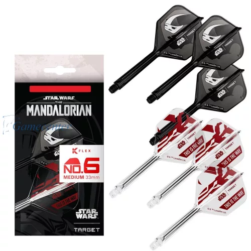 STAR WARS TARGET K-Flex Mandalorian integrisana No6 pera i medium tela za strelice multi-pack