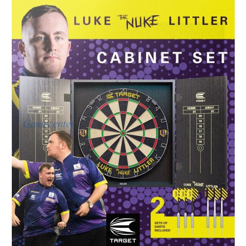 Pikado set Target Luke The Nuke Littler, tabla,ormar, 2 seta strelica
