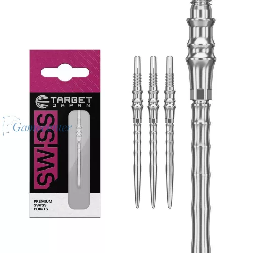 Vrhovi za strelice Target Japan Premium Swiss Point srebrni 35mm