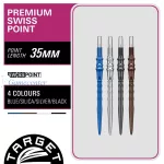 Vrhovi za strelice Target Japan Premium Swiss Point srebrni 35mm