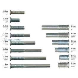 McDermott težinski tegovi 1/2" 1,5 Oz