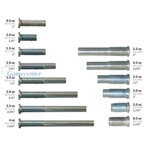 McDermott težinski tegovi 1/2" 1,5 Oz