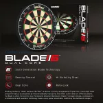 Pikado tabla Winmau BLADE 6 DUAL CORE