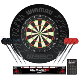   Kompletni pikado set Winmau, tabla Blade 360 , okvir, 2 seta strelica, linija i checkout karta