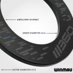 Kompletni pikado set Winmau, tabla Blade 360 , okvir, 2 seta strelica, linija i checkout karta