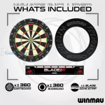 Kompletni pikado set Winmau, tabla Blade 360 , okvir, 2 seta strelica, linija i checkout karta