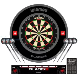   Kompletni pikado set Winmau, tabla Blade 6 Triple Core, okvir, 2 seta strelica, linija