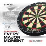 Kompletni pikado set Winmau, tabla Blade 6 Triple Core, okvir, 2 seta strelica, linija