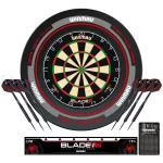 Kompletni pikado set Winmau tabla Blade 6,sivi okvir,2 seta strelica,linija i checkout karta