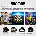 Kompletni pikado set Winmau tabla Blade 6,sivi okvir,2 seta strelica,linija i checkout karta