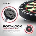 Kompletni pikado set Winmau tabla Blade 6,sivi okvir,2 seta strelica,linija i checkout karta