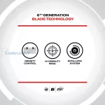 Kompletni pikado set Winmau tabla Blade 6,sivi okvir,2 seta strelica,linija i checkout karta