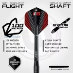 Kompletni pikado set Winmau tabla Blade 6,sivi okvir,2 seta strelica,linija i checkout karta