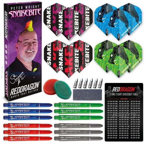 Red Dragon set opreme za strelice Peter Wright Snakebite