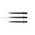 Vrhovi za strelice steel RedDragon Trident 32mm, crni
