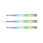 Vrhovi za strelice Red Dragon Rainbow Raptor GT, boja duge 32mm