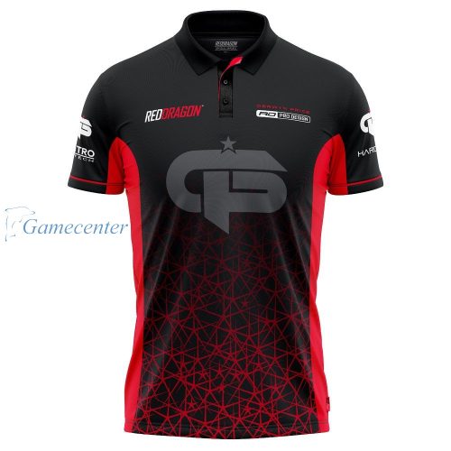 Majica Red Dragon Gerwyn Price Iceman Inferno Tour crvena, veličina XL