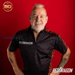 Majica Red Dragon 50 Year Limited Edition, Peter Wright – veličina L