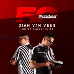 Majica Red Dragon 50 Year Limited Edition, Gian Van Veen – veličina XL