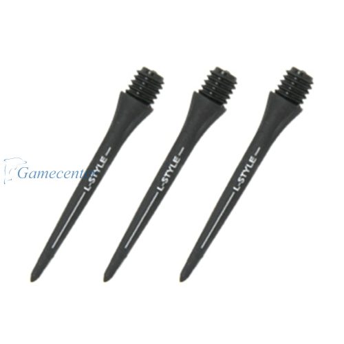 Vrhovi za strelice steel carbon L-Style Hard Lip 30mm,crni, 6kom.